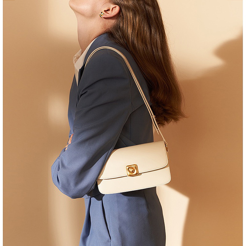 Túi Xách Nữ Kẹp Nách Đeo Chéo Dây Xích Thời Trang Chéo Vai HE271