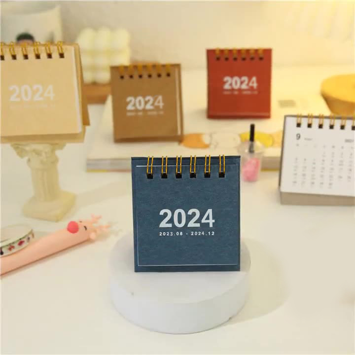 1 Lịch 2024 Mini Để Bàn Trang Trí