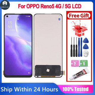 Màn hình lcd gốc tương thích cho oppo reno5 4g / 5g màn hình lcd reno5k màn hình cảm ứng lắp ráp màn hình cảm ứng