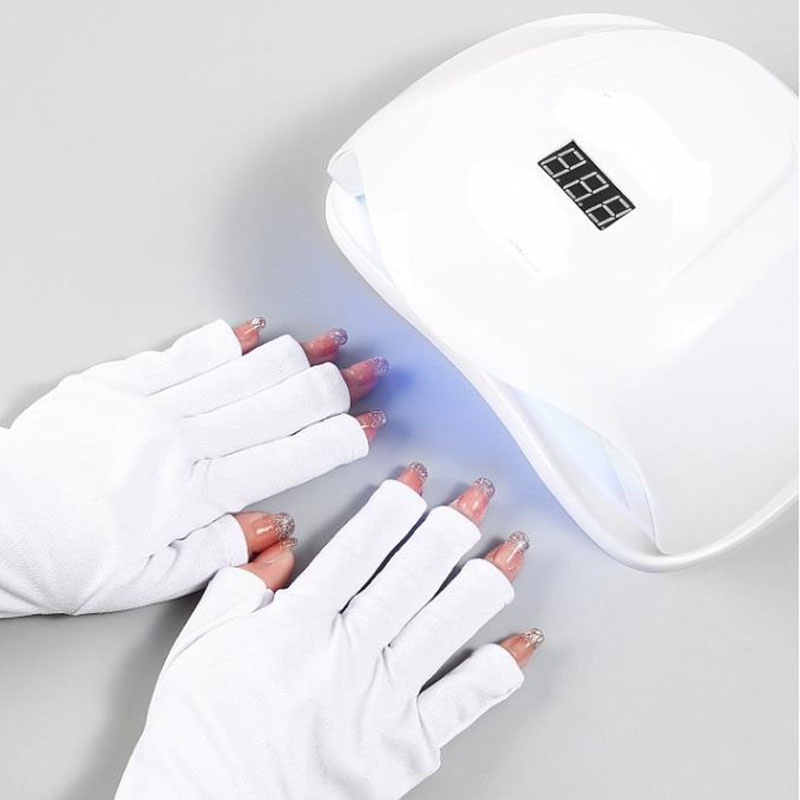 KUZHEN Đôi găng tay chống tia uv bảo vệ móng