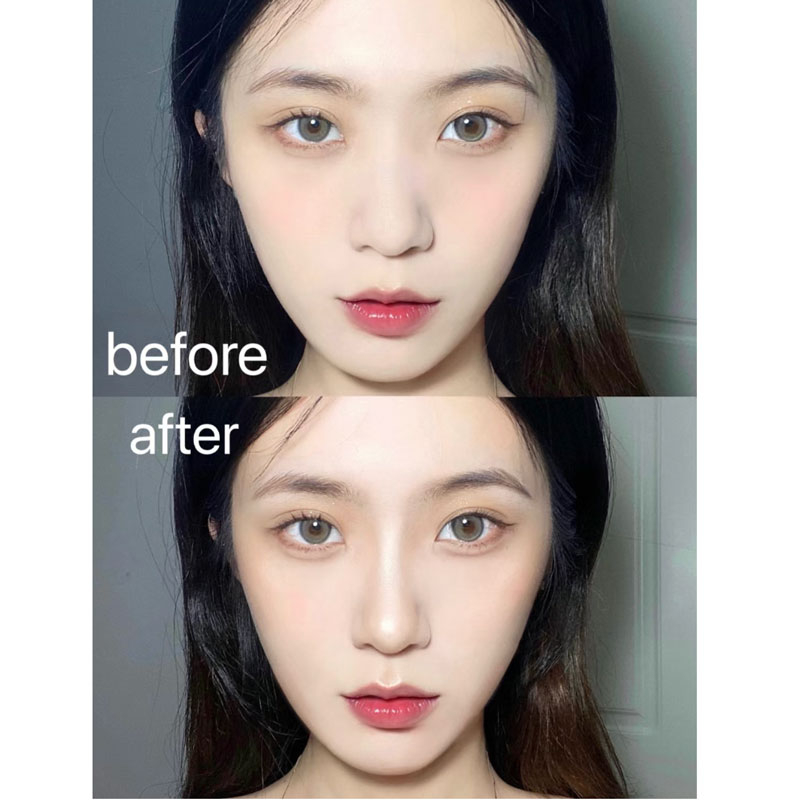 TIMAGE Bảng Phấn Bắt Sáng Tạo Khối Màu Lì Tự Nhiên Cho Nữ