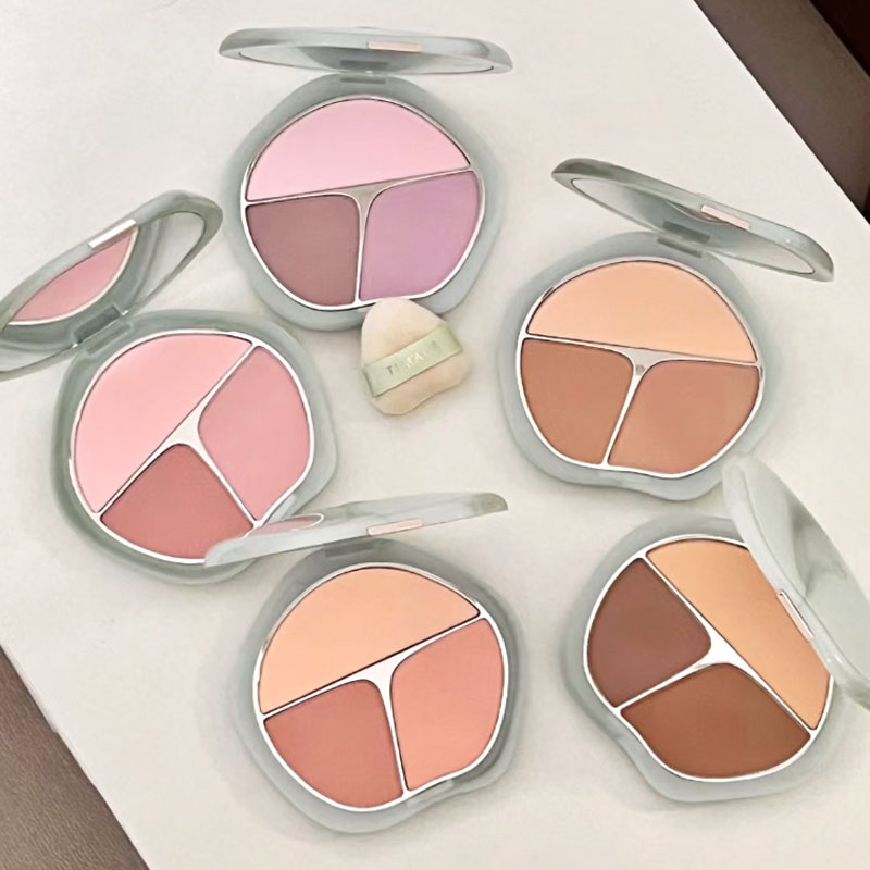 Phấn Má Hồng Dạng Đĩa Màu Tím Làm Sáng Và Phát Triển Cho Gương Mặt TIMAGE