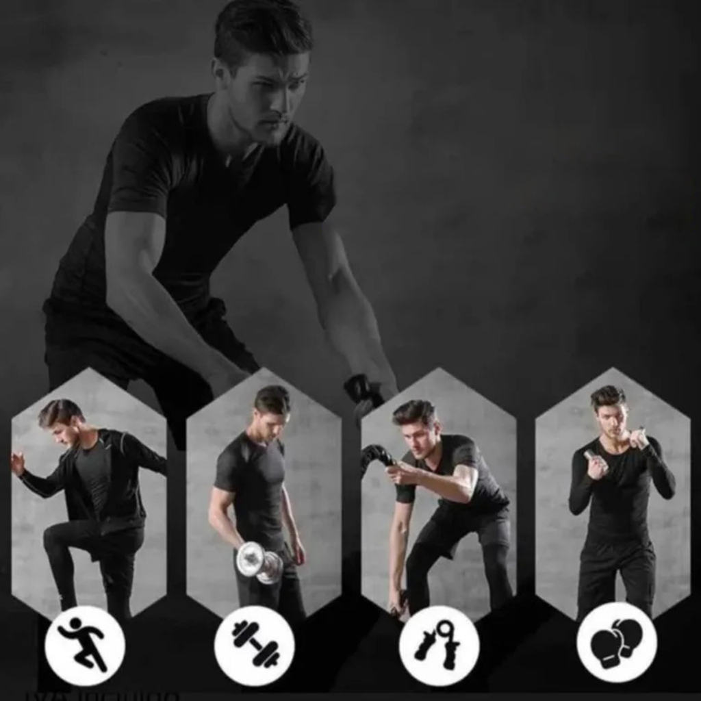 Bán hàng nóng Áo tập thể dục cho nam Bó sát tay dài nhanh khô thao ngoài trời Chạy bộ Quần áo