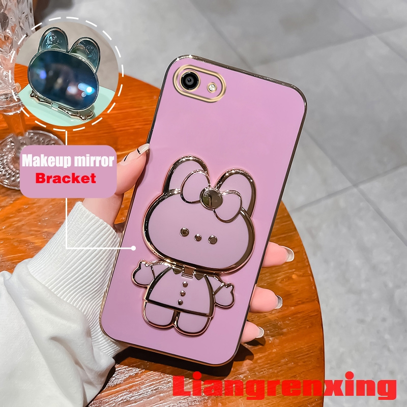 ốp lưng vivo Y81 Y81i Y83 v5s v5 vivo y71 y71i y71a Ốp ĐiệN ThoạI HọA TiếT Thỏ Cho vivo Y81 Y81i Y83 v5s v5 vivo y71 y71i y71a DDTZJ01 viền vuông cute