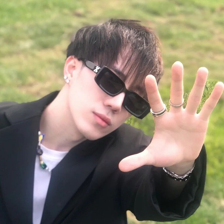 OFF WHITE Kính Mát Gọng Vuông Nhỏ Phong Cách Retro Thời Trang Cho Nam Nữ Kính Râm