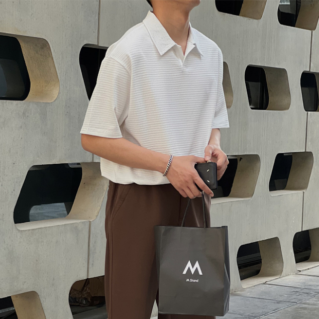 Áo Thun POLO Ngắn Tay Dáng Rộng Thời Trang Mùa Hè Dành Cho Nam