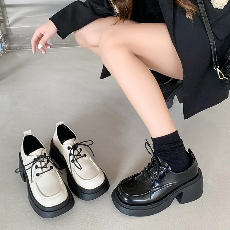 Hong Kong Premium shoes❥Giày Da Cao Gót Đế Dày Thời Trang Dành Cho Nữ