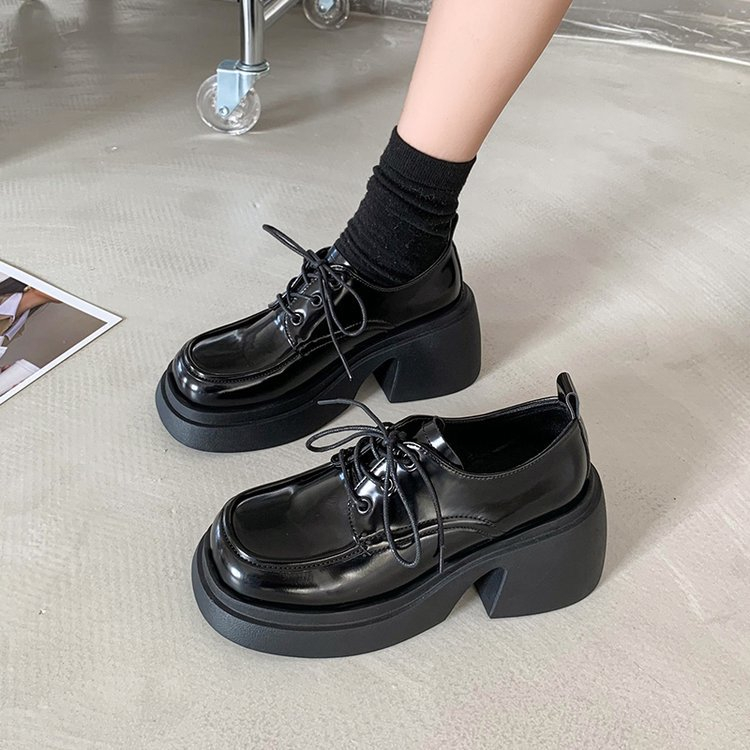 Hong Kong Premium shoes❥Giày Da Cao Gót Đế Dày Thời Trang Dành Cho Nữ