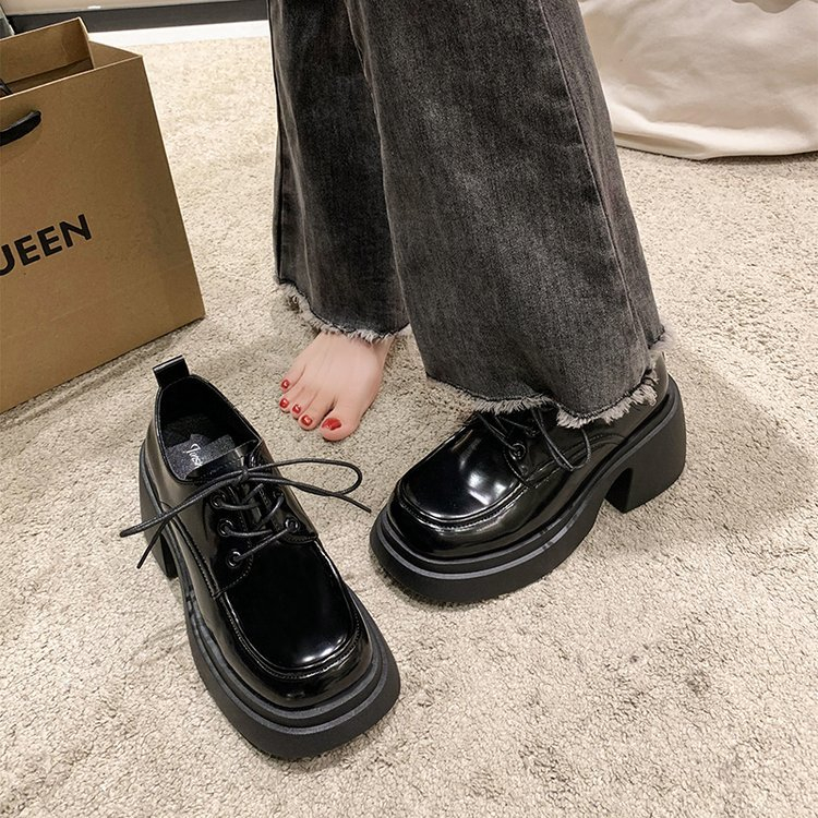 Hong Kong Premium shoes❥Giày Da Cao Gót Đế Dày Thời Trang Dành Cho Nữ