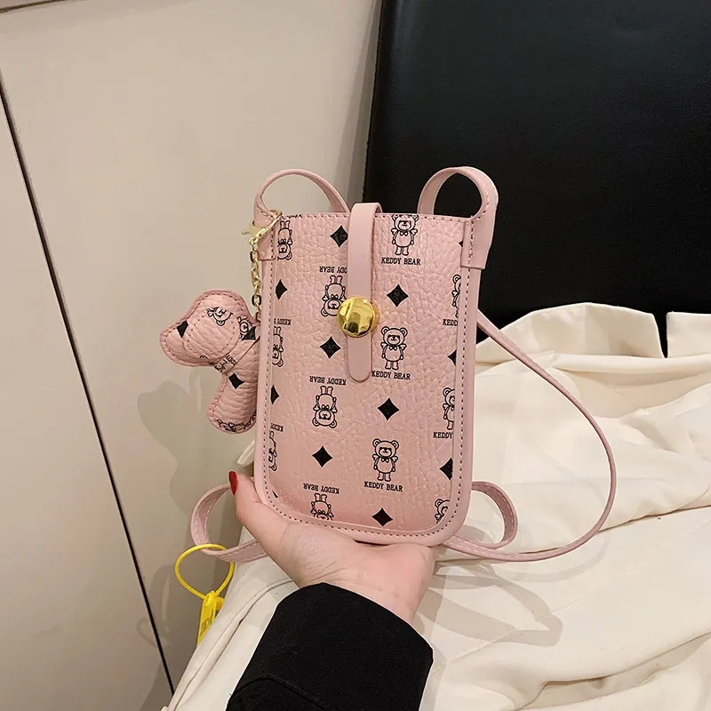 Điện thoại di động mini bằng da túi đeo chéo chống thấm nước mùa hè túi đeo chéo chống thấm nước cho nữ 1025