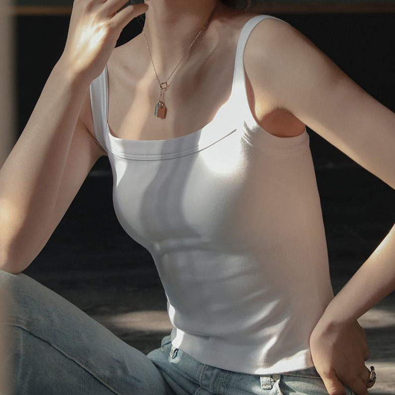 Áo Vest Phụ Nữ Áo Vest Cổ Tròn Phong Cách Giảm Béo Nhiều Màu Sắc Tùy Chọn