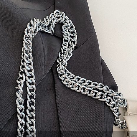 Túi Xách Cỡ Lớn Phối Dây Xích Đeo Vai Thời Trang Mùa Hè Cho Nữ