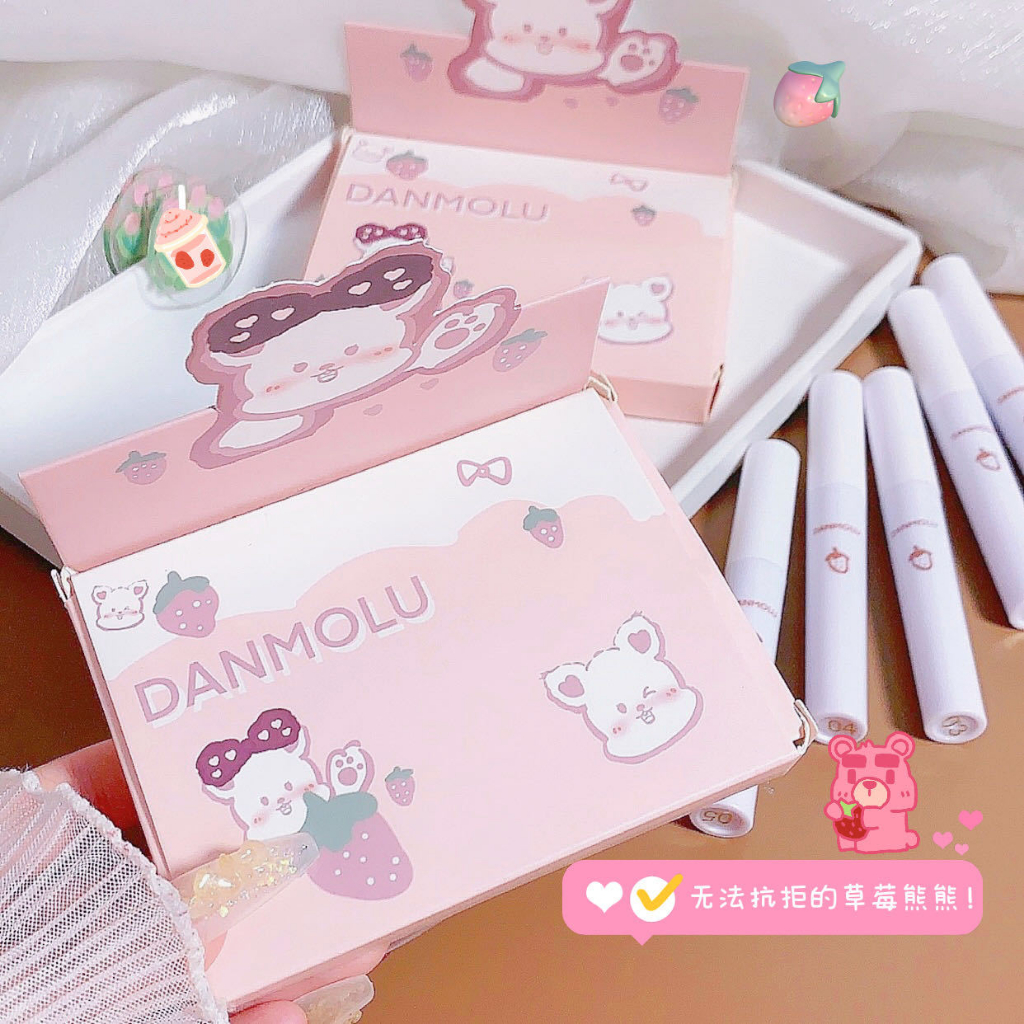Set 5 Son Kem Lì Mềm Mịn Lâu Trôi Không Thấm Nước