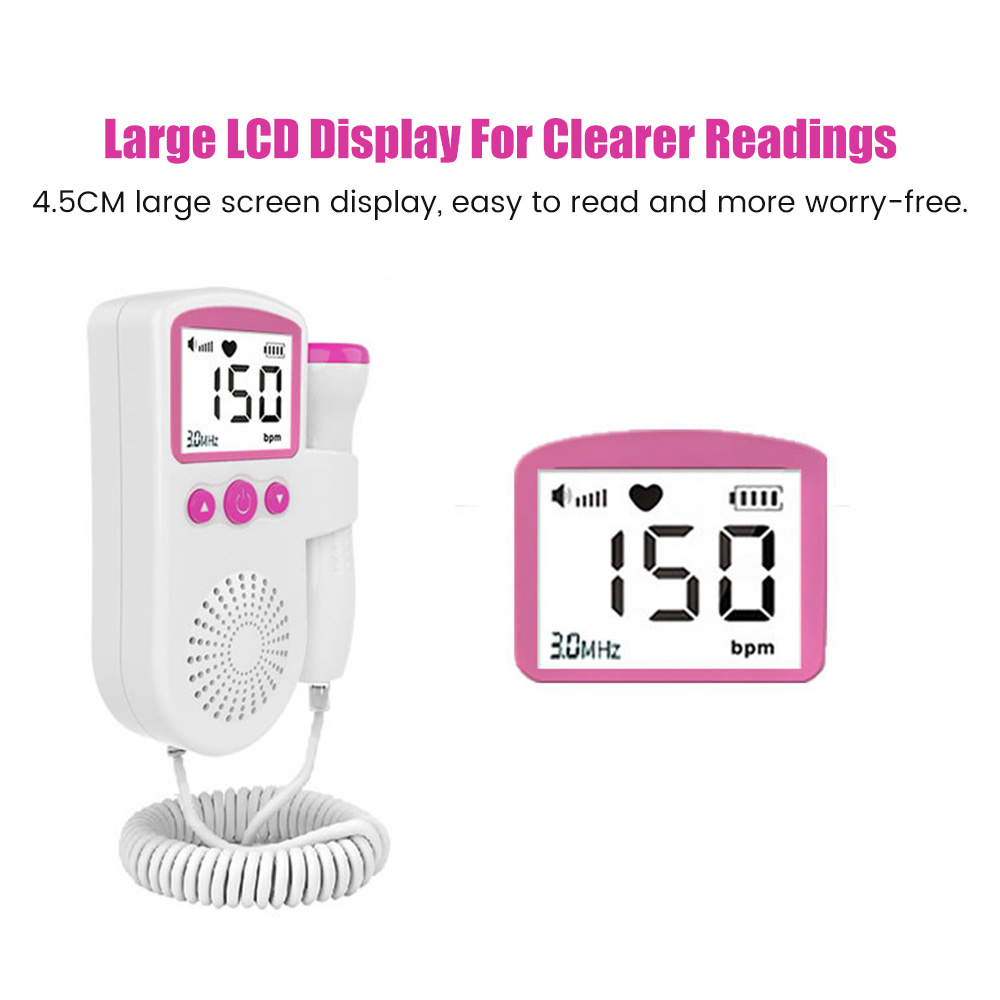 Máy đo nhịp tim SALORIE có màn hình LCD cho phụ nữ mang thai