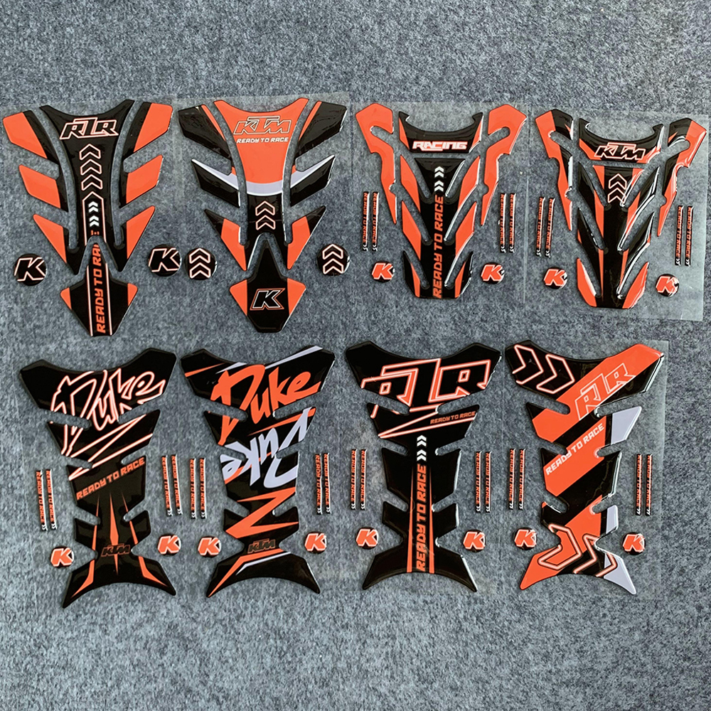 Miếng Dán Bảo Vệ Bình Xăng Chống Trầy 3D Cho Xe Mô Tô KTM R2R 200 / 250 / 390 / 790 DUKE RC390