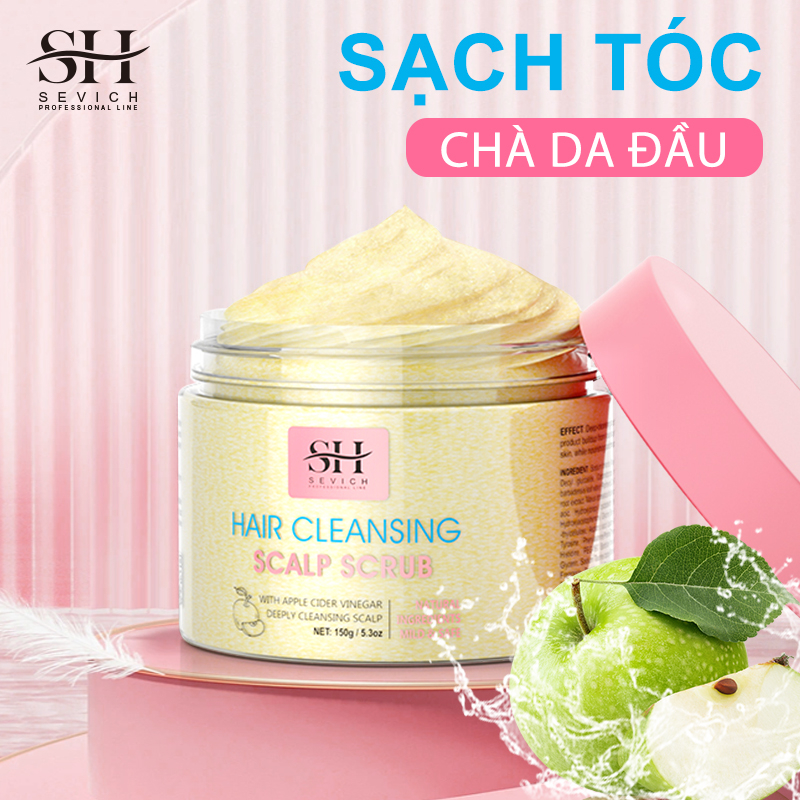 Tẩy Tế Bào Chết Da Đầu Sevich 150g Dầu Tẩy Tế Bào Chết Tóc Táo Kiểm Soát Gàu