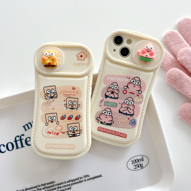 Ốp Điện Thoại Hình SpongeBob Dễ Thương Cho iPhone 11Pro 11ProMax 12 12Pro 12ProMax 13 13Pro 13ProMax 14Pro 14ProMax