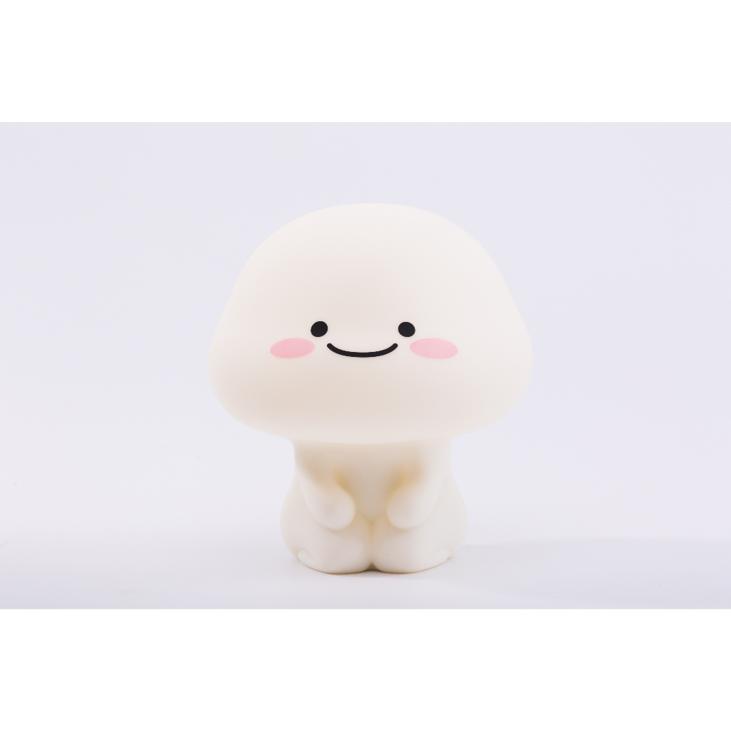 Đèn Ngủ Em bé Ngoan Quby Món Quà Sinh Nhật Khuôn Mặt Tươi Cười Búp Bê LED Đèn Phòng Ngủ Silicone Night Light