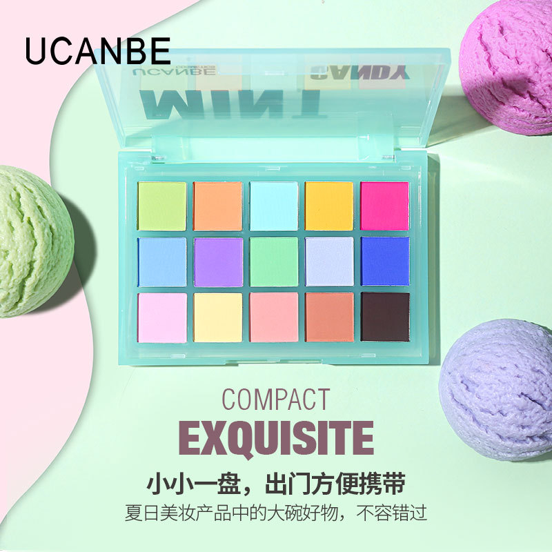 Bảng Phấn Mắt UCANBE 15 Màu Tươi Tắn Mùa Hè