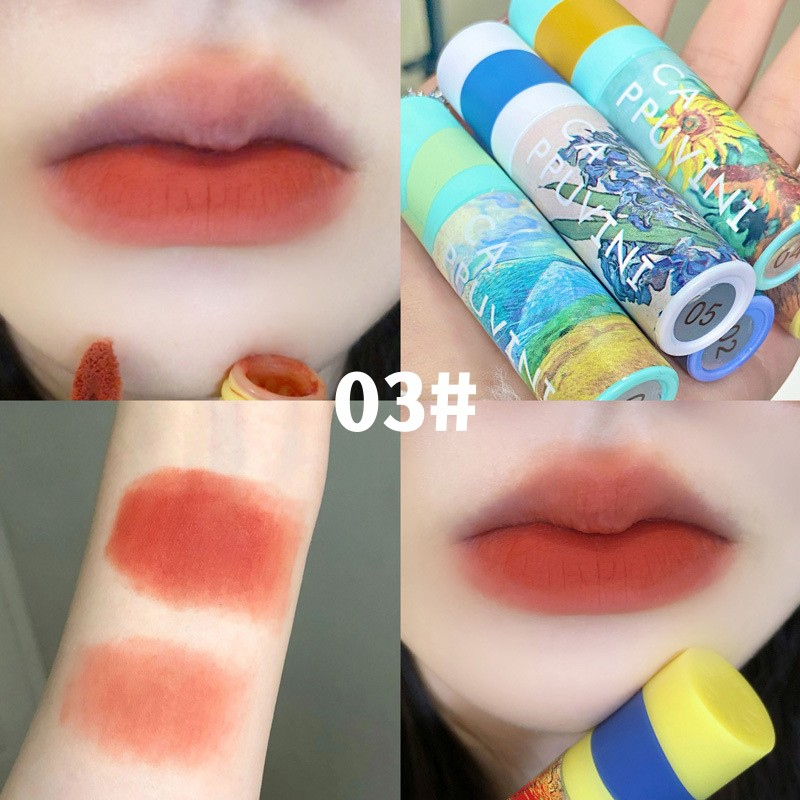 Set 3 Son Môi Cappuvini Chất Nhung Lì Màu Trắng Cho Nữ