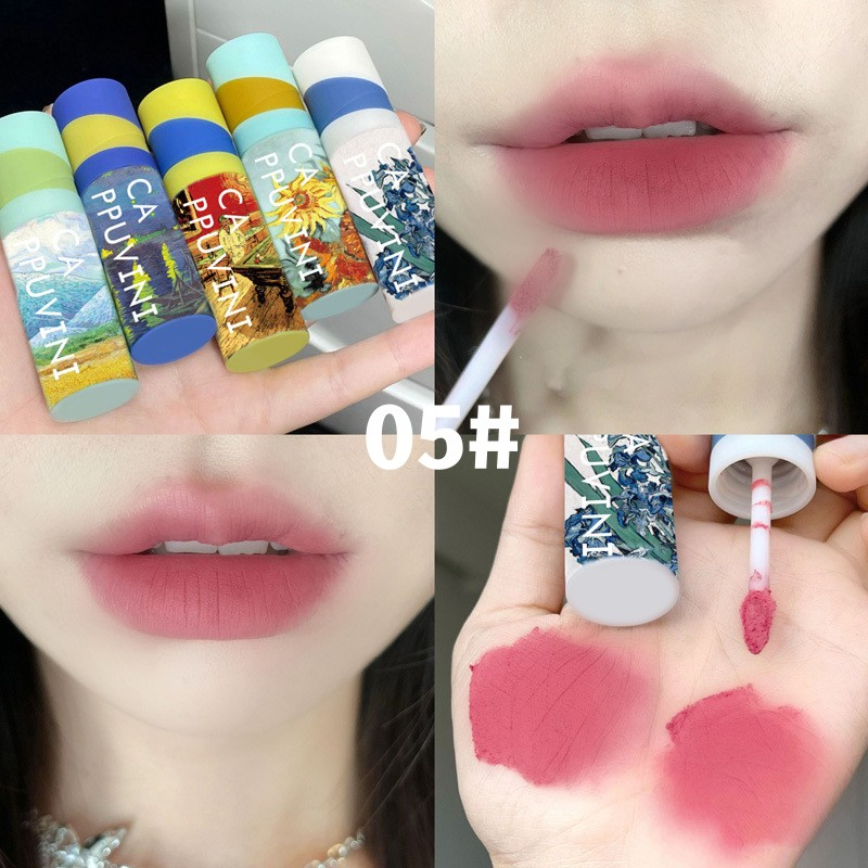 Set 3 Son Môi Cappuvini Chất Nhung Lì Màu Trắng Cho Nữ