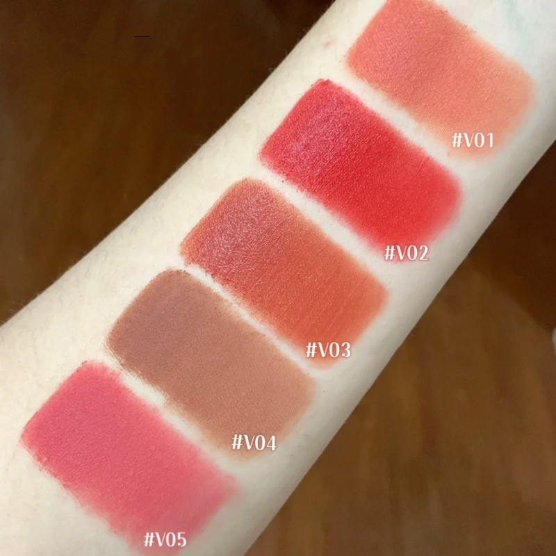 Set 3 Son Môi Cappuvini Chất Nhung Lì Màu Trắng Cho Nữ