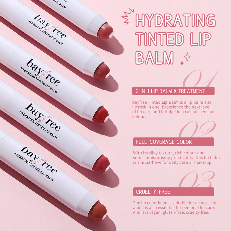 Son Tint Bayfree Với Vitamin E Dưỡng Môi Mềm Mượt Lâu Trôi