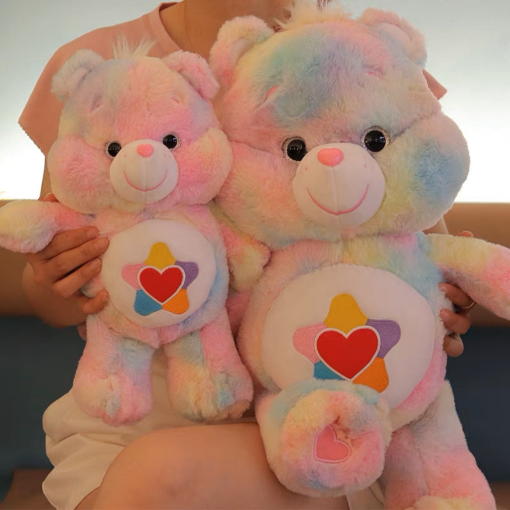 32/50cm Care Bear Gấu Bông Màu Cầu Vồng Đáng Yêu Dành Cho Gấu nhồi bông mềm mại phong cách phong cách