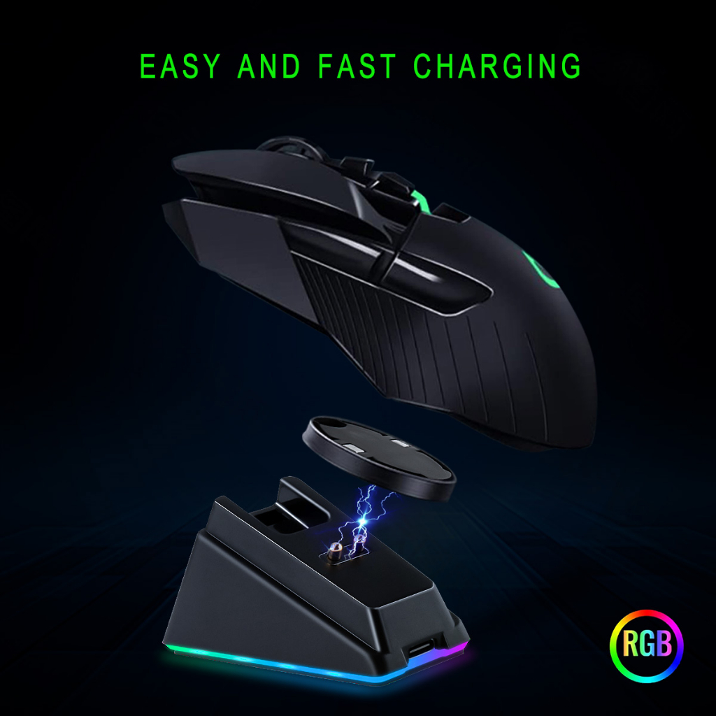 Chuột Chơi Game Sạc Không Dây QI Thay Thế Chuột Không Dây Sạc Cho Logitech G403 G703 PRO G903 GPW GP