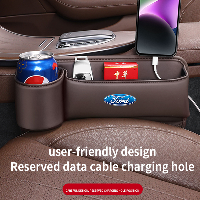 Hộp Đựng Đồ Đa Năng Gắn Khe Hở Ghế Ngồi Xe Hơi ford ranger fiesta focus Everterritory kuga ecosport