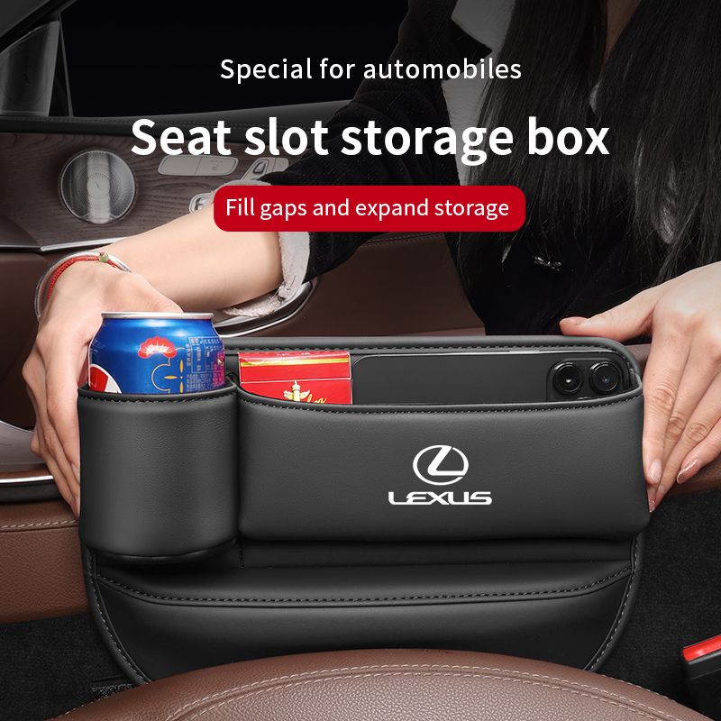 Hộp Đựng Đồ Đa Năng Gắn Khe Hở Ghế Ngồi Xe Hơi lexus ct is es ux nx rx350 es300h nx300 lx570 ux200 ct200h
