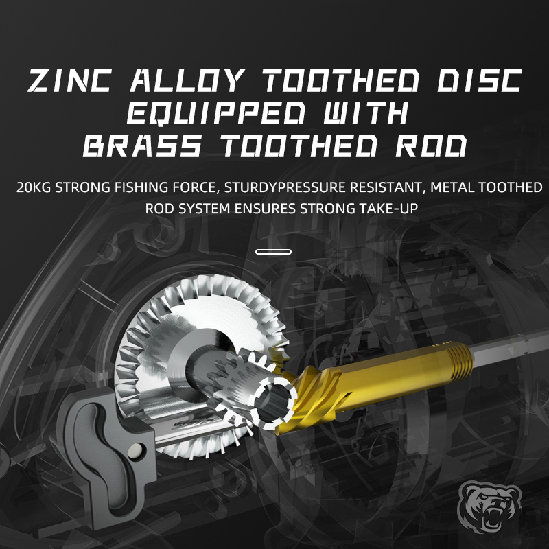 Máy Câu Cá Nước Mặn 1000-6000 9 + 1BB Chịu Lực 20KG Với Máy Câu Kim Loại 5.2: 1