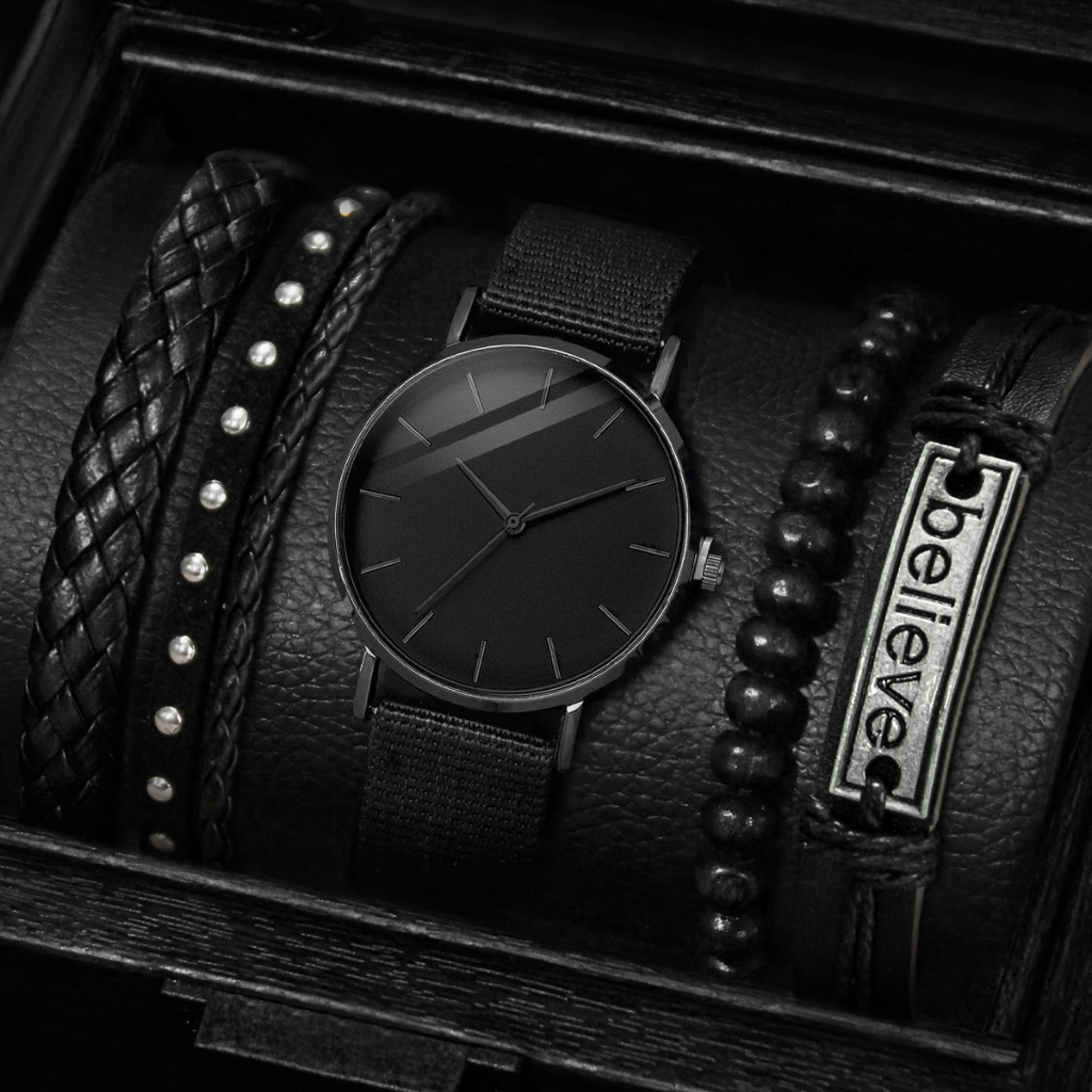 Đồng Hồ Nam Dây Da Siêu Mỏng Thời Trang