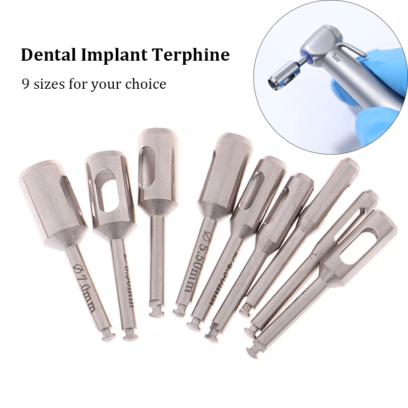 Dụng Cụ Đục Lỗ Giấy Trephine Bằng Thép Không Gỉ Cho Nha Khoa / Trồng Cây Tốc Độ Thấp