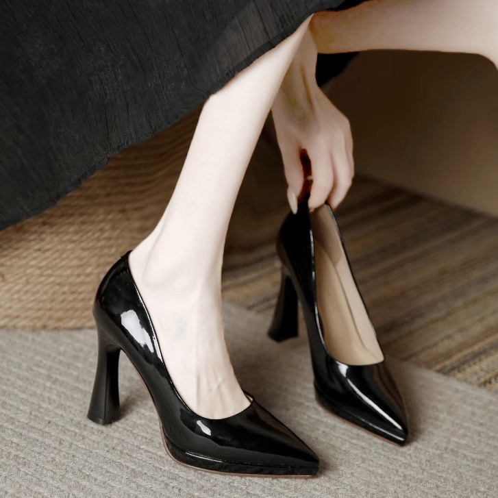 Hong Kong Premium shoes❥Giày Cao Gót Chống Thấm Nước Thời Trang Mùa Hè Dành Cho Nữ