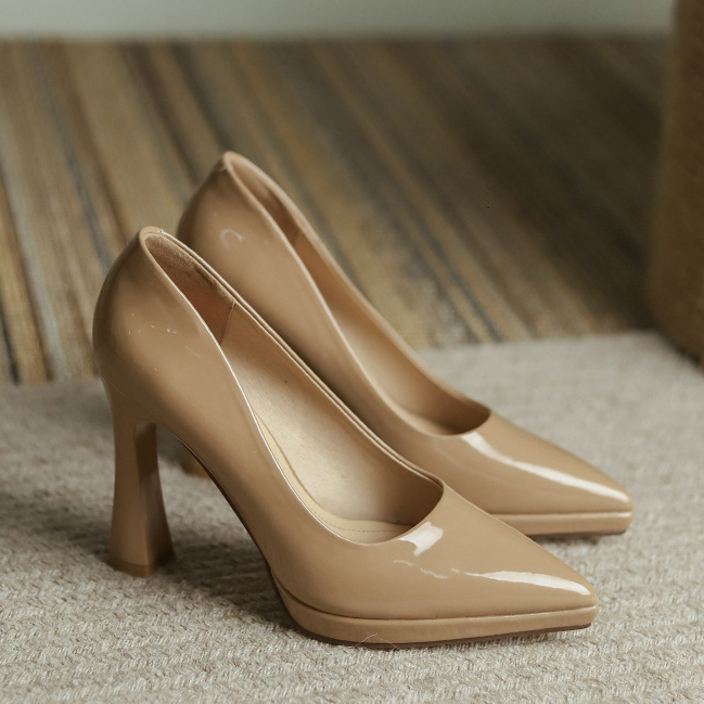 Hong Kong Premium shoes❥Giày Cao Gót Chống Thấm Nước Thời Trang Mùa Hè Dành Cho Nữ