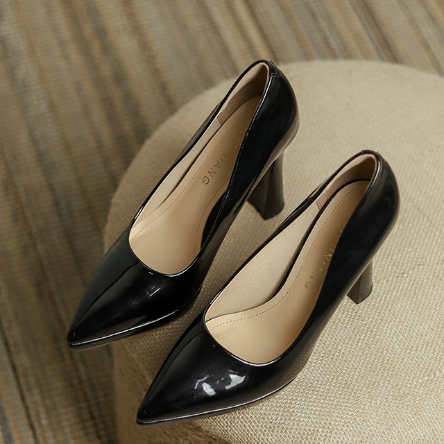 Hong Kong Premium shoes❥Giày Cao Gót Chống Thấm Nước Thời Trang Mùa Hè Dành Cho Nữ