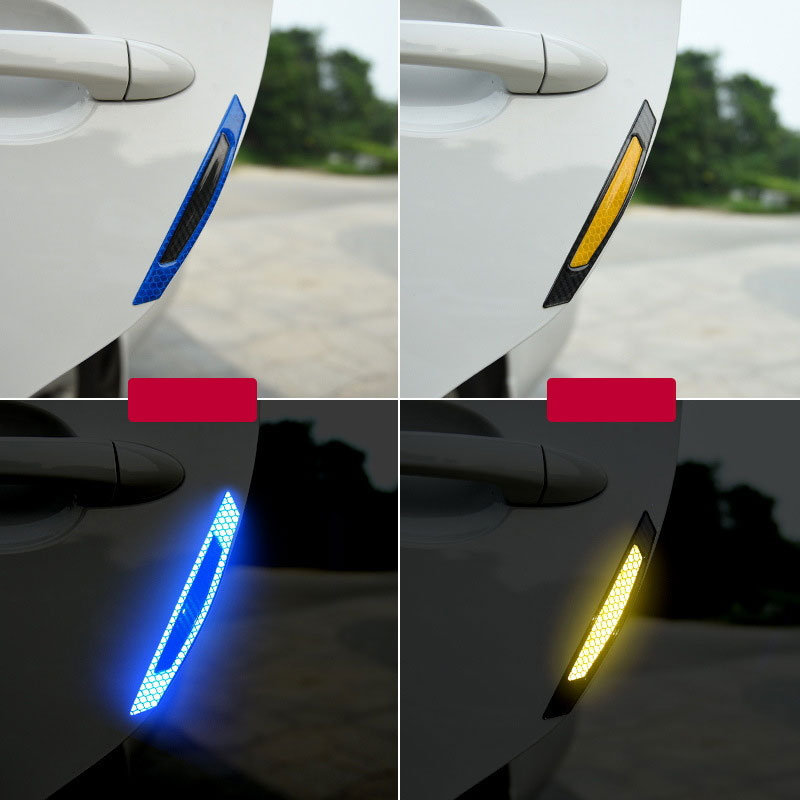 Nhãn Dán Phản Quang Bằng Sợi carbon Chống Va Chạm Cho Xe Hơi