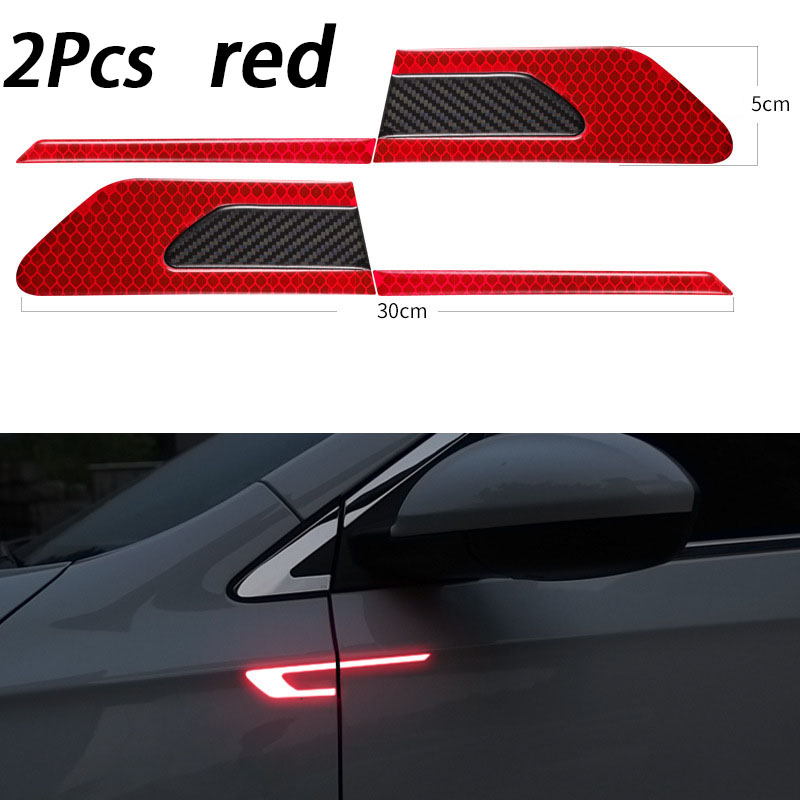 Nhãn Dán Phản Quang Bằng Sợi carbon Chống Va Chạm Cho Xe Hơi