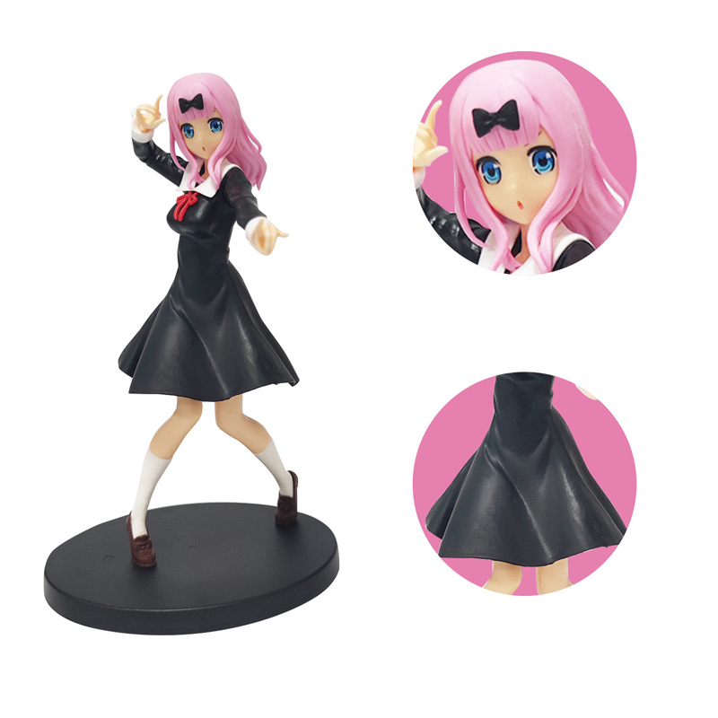 Mô Hình Nhân Vật Kaguya-sama Love is War Fujiwara Chika Shinomiya Kaguya TRPG 18cm