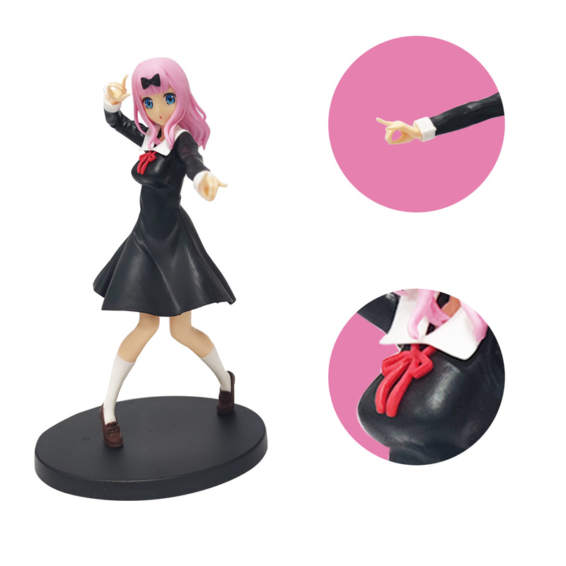 Mô Hình Nhân Vật Kaguya-sama Love is War Fujiwara Chika Shinomiya Kaguya TRPG 18cm