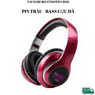 Tai Nghe Bluetooth Vj033 Màu Dạ Quang Dạ Quang Kiểu Dáng Thể Thao