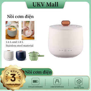 Ukv nồi cơm điện mini thông minh đa chức năng cách nhiệt chống dính ký túc xá