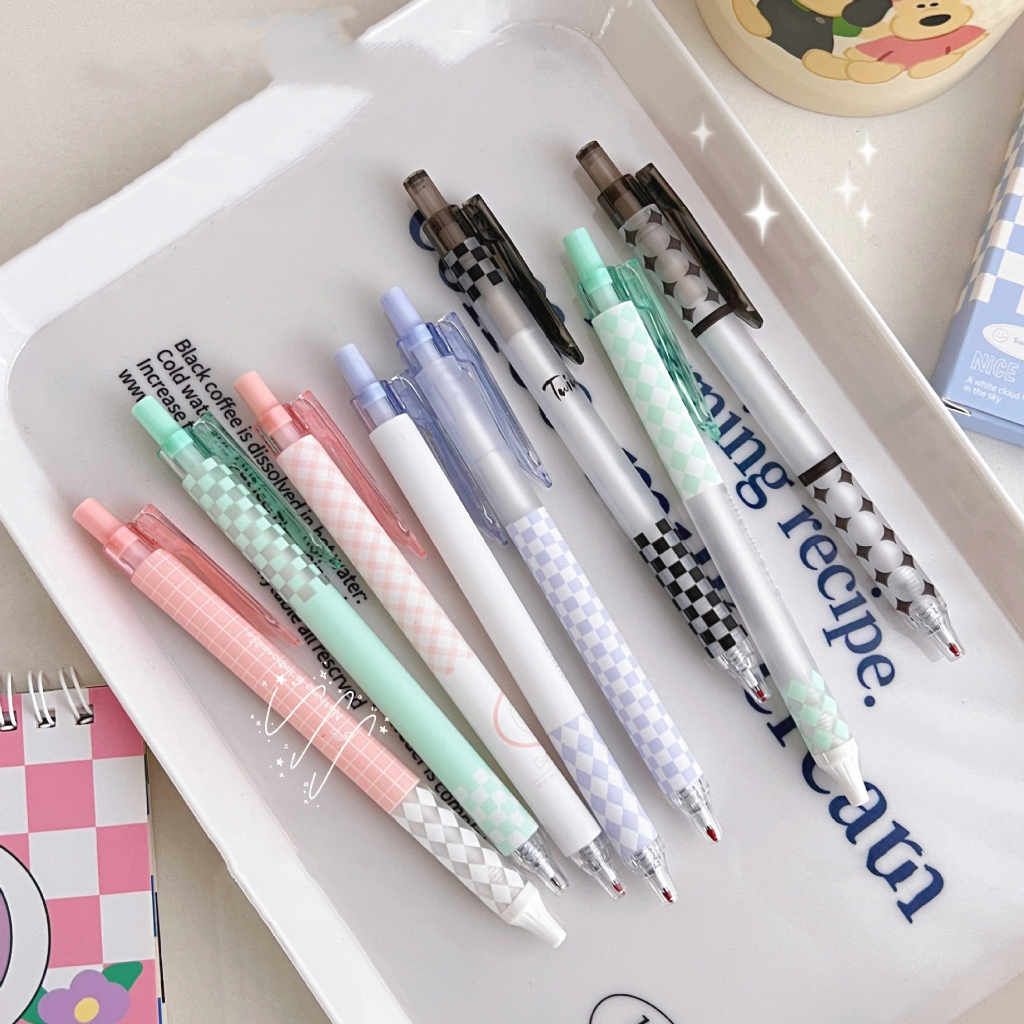 Set 6 Bút Bi Mực Đen Ngòi 0.5mm C7450
