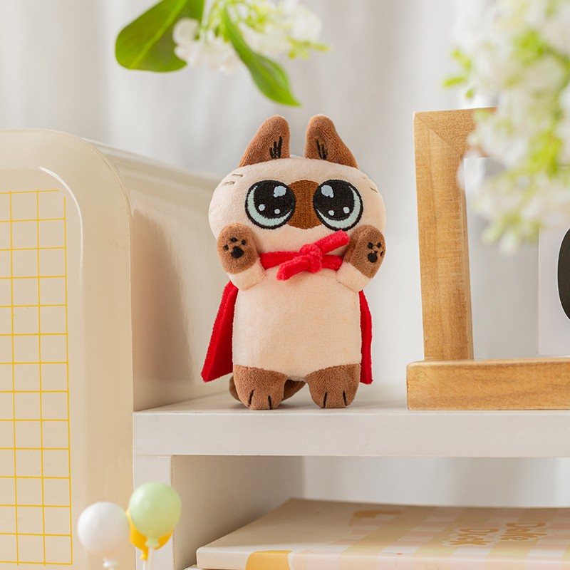 Móc Khóa Hình Búp Bê Mèo Thái Lan Dễ Thương