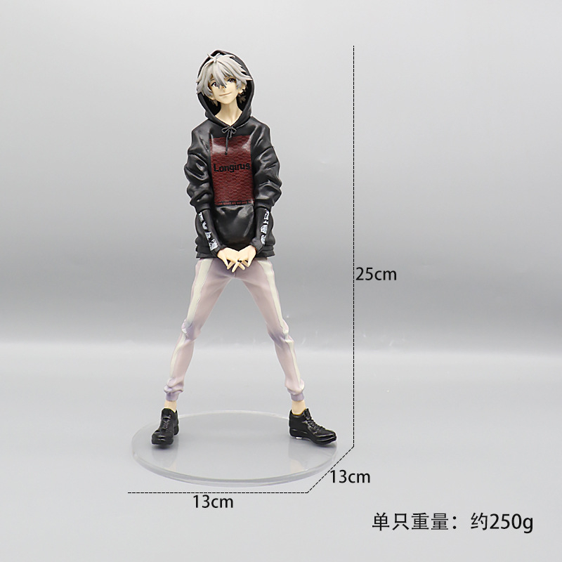 Mô Hình Nhân Vật Ikari Shinji Nagisa Kaworu Mặc Đồ Rô Bốt Bằng PVC NEON GENESIS EVANGELION 25cm