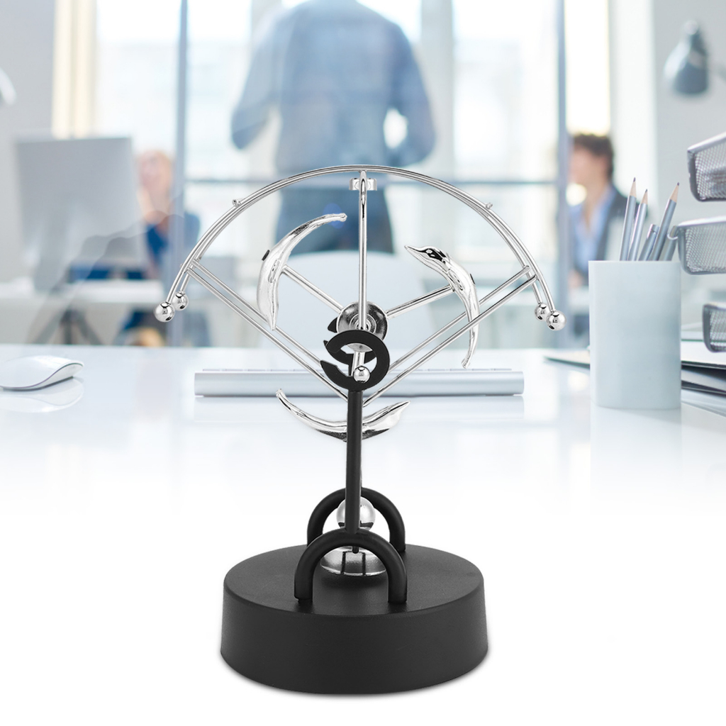 Con lắc Newton dao động vĩnh viễn mô hình Hệ Hành Tinh , đồ chơi trang trí bàn học bàn làm việc. Gonaments E.