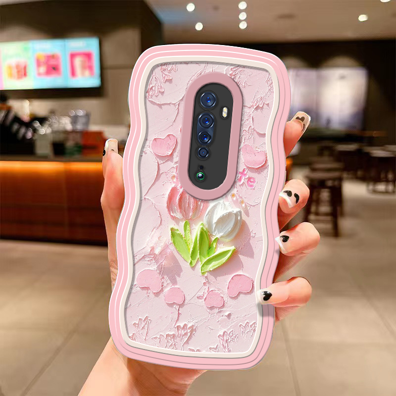 Ốp Điện Thoại Dẻo In Họa Tiết Hoa Cho OPPO Reno 2 Reno 2F 2Z Reno 5