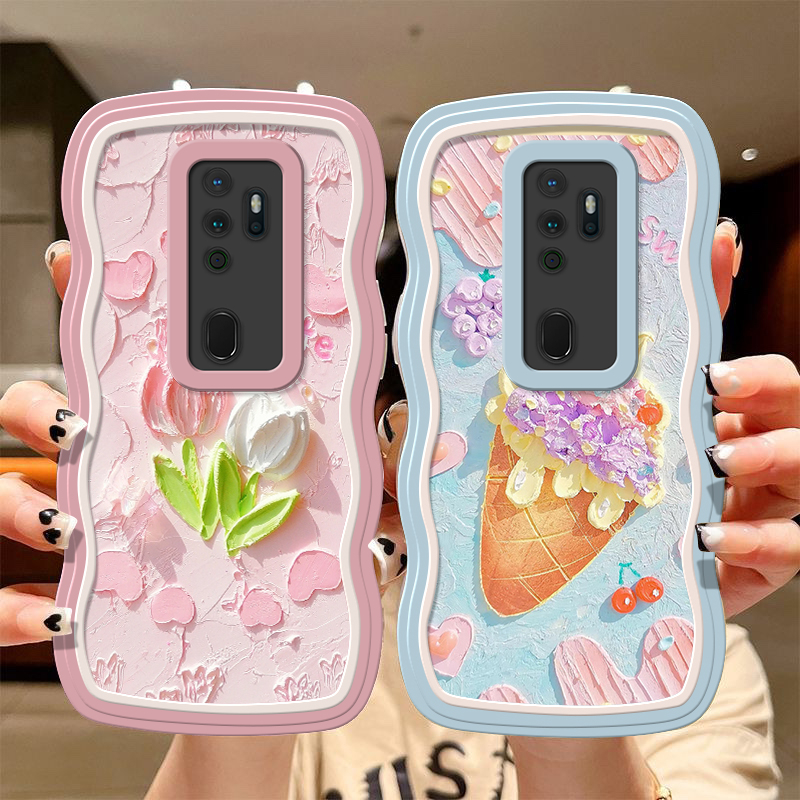 Ốp Điện Thoại Dẻo In Họa Tiết Hoa Cho OPPO Reno 2 Reno 2F 2Z Reno 5