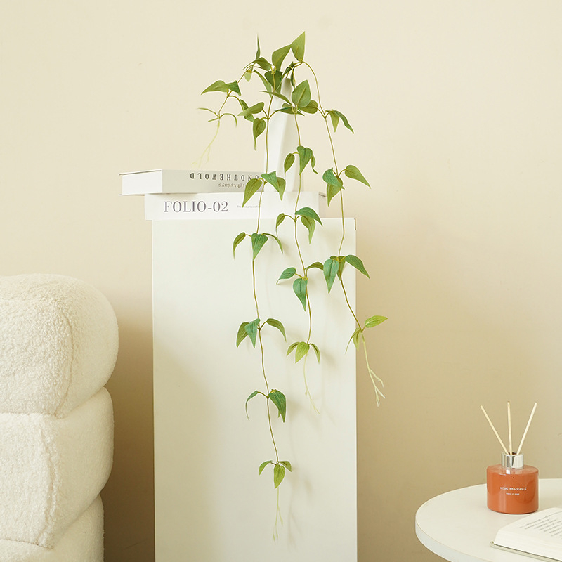 Mới Cây Clematis Giả Treo Tường Trang Trí Nội Thất
